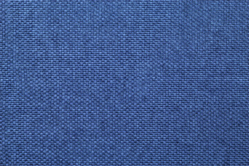 blue linen cloth as background, natural fabric texture
