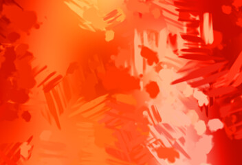 Obraz premium Brushed Painted Abstract Background. Brush stroked painting. Artistic vibrant and colorful wallpaper.