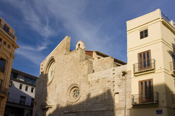 Fototapeta na wymiar Church of Santa Caterina in Valencia, Spain