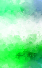 2D illustration of colorful brush strokes. Decorative texture painting. Vibrant paint pattern backdrop.