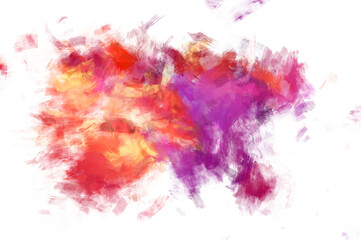 Brushed Painted Abstract Background. Brush stroked painting. Artistic vibrant and colorful wallpaper.