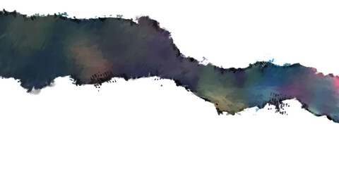 Obraz premium Diluted watercolor with bristle marks pattern. Contemporary and modern texture. Abstract color painting background. Creative and artistic wallpaper. Artistic wall with brushed shapes design.