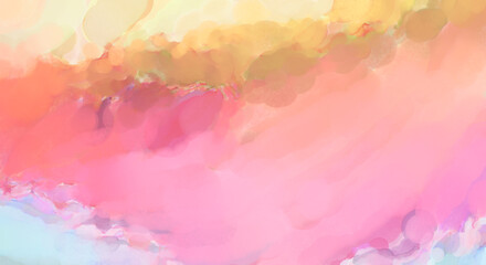 Brushed Painted Abstract Background. Brush stroked painting. Strokes of paint. 2D Illustration.