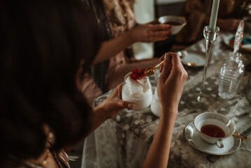 Girls just wanna have fun stock photo