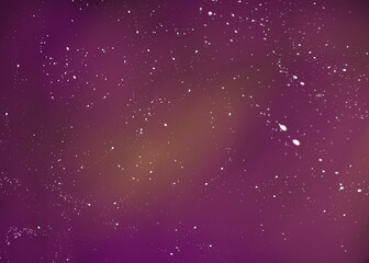 Stars illustration galaxy glitter galaxy on violet background 