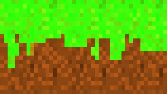 4k Pixel Craft Animated Texture
