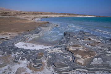Erosion of the coastline and drying up of the Dead Sea, Earth's lowest elevation on the land. Environmental damage.