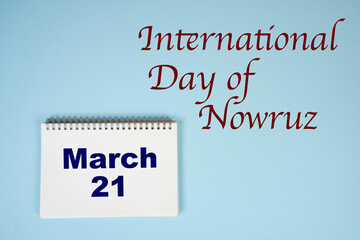 United Nations International Day of Nowruz March 21