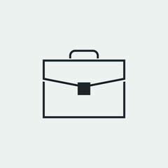 Briefcase vector icon illustration sign