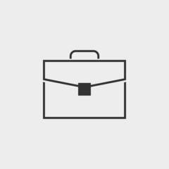 Briefcase vector icon illustration sign