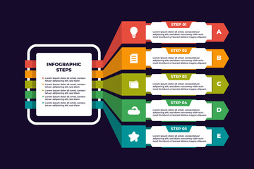 Modern Diagram Business Infographic Template