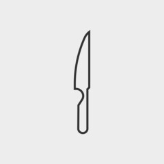 Fototapeta premium Knife vector icon illustration sign