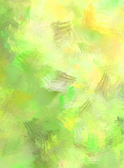 Fototapeta na wymiar Abstract background of colorful brush strokes. Brushed vibrant wallpaper. Painted artistic creation. Unique and creative illustration.