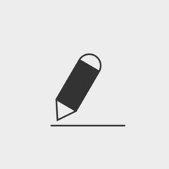 Pencil edit vector icon illustration sign