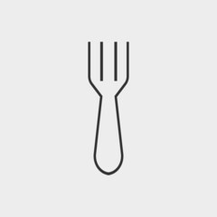 Spoon vector icon illustration sign