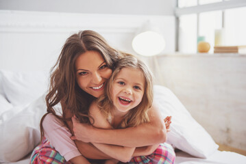 Mom with daughter