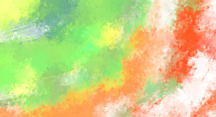 Brushed Painted Abstract Background. Brush stroked painting. Artistic vibrant and colorful wallpaper.