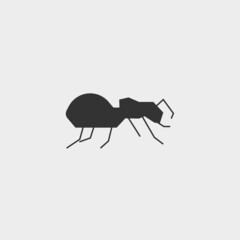 Ant vector icon illustration sign