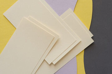 paper design suitable as a background with blank space featuring undulating lines (rectangles)