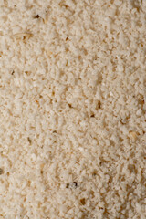 Garlic condiment macro photography, aromatic condiments, food cuisine. 