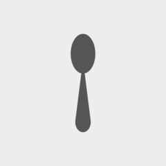 Spoon vector icon illustration sign