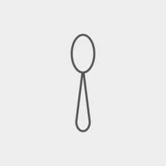 Spoon vector icon illustration sign