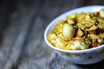 namkeen in seeing bowl