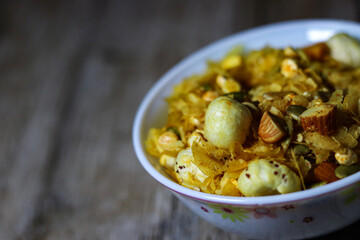 namkeen in seeing bowl