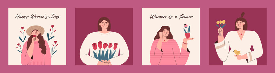 Templates for Happy womens day