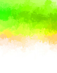 Painted composition with vibrant brush strokes. Textured colorful painting. Paint brushed wallpaper.