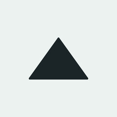 Triangle vector icon illustration sign