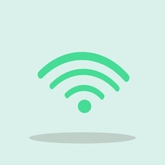 Internet wifi vector icon illustration sign