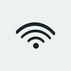 Internet wifi vector icon illustration sign