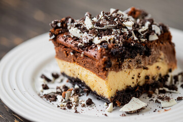 Postre de chocolate