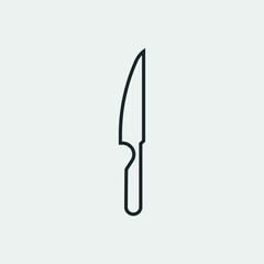 Knife vector icon illustration sign