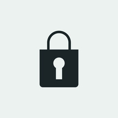 Lockpad vector icon illustration sign