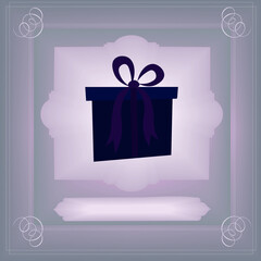 gift box with ribbon