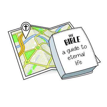 bible illustration: suitable for stickers, textiles and printing