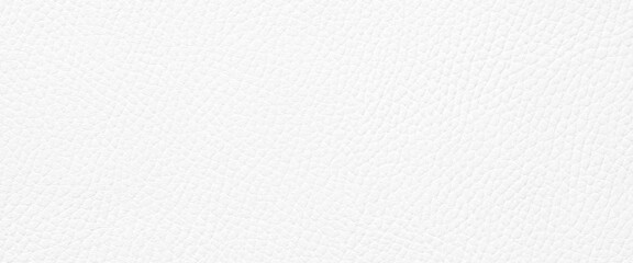 White leather texture with empty space. White background