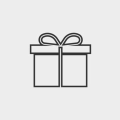 Gift vector icon illustration sign