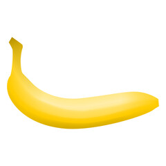 banana isolated on white background