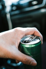 Holding Open Can