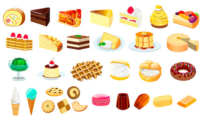 洋菓子のセット