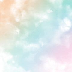 Cloudy Day Rainbow Gradient Pastel Texture, Background, and Scrapbook Paper