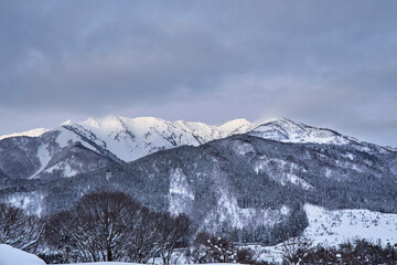 白川郷から見える山