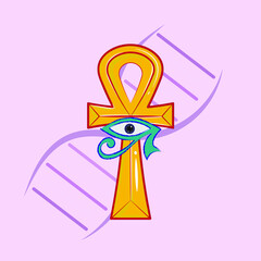 ankh illustration and vector a tool from ancient egypt