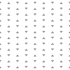 Seamless pattern with mini triangles. Arrowheads background. Image with repeated geometrical figures. Arrow heads motif. Grid wallpaper. Ethnic illustration. Digital paper, textile print, web. Vector.