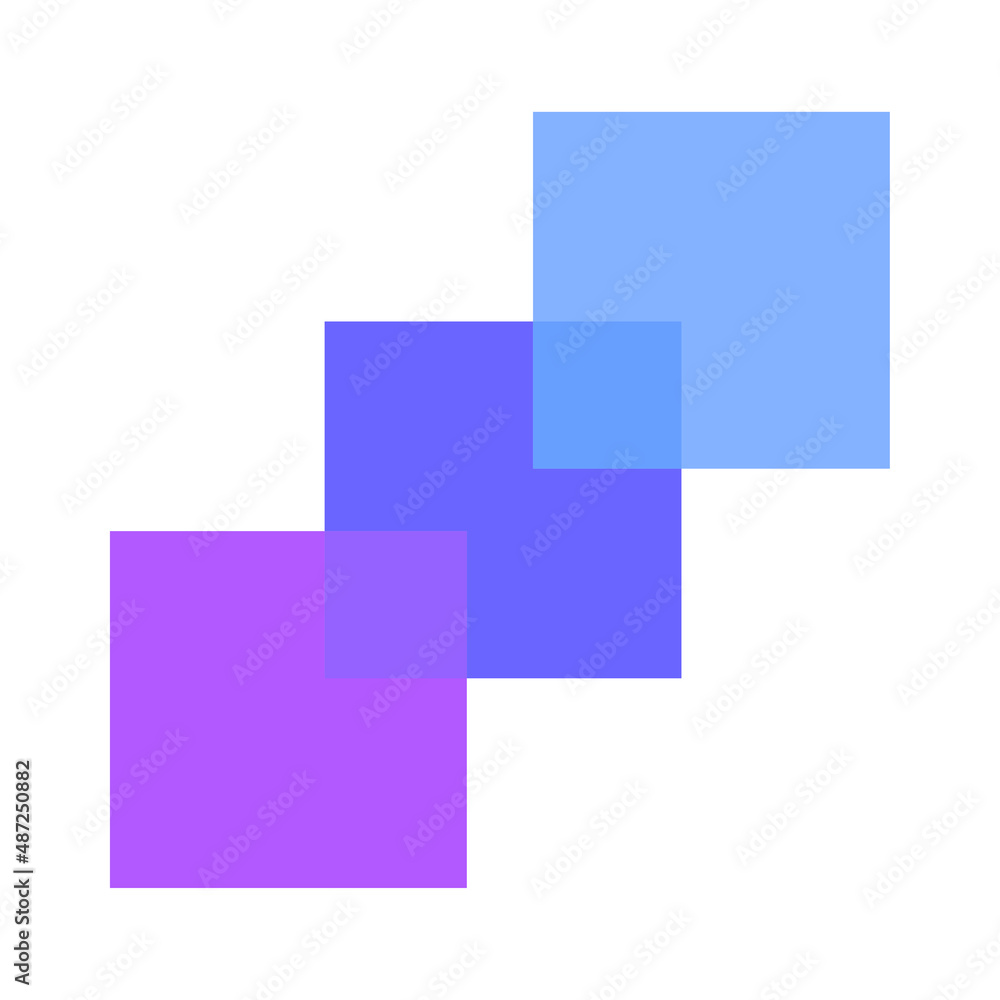 Poster flat three rhombuses. business concept. simple design. web 3. modern pattern. vector illustration. s