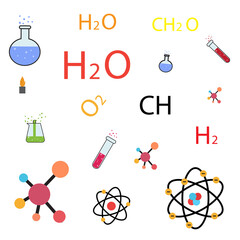 science vector illustration design suitable for school education events of national science