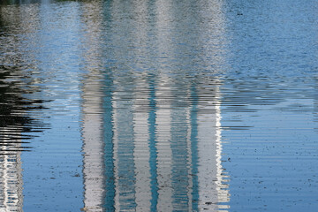 reflections in water